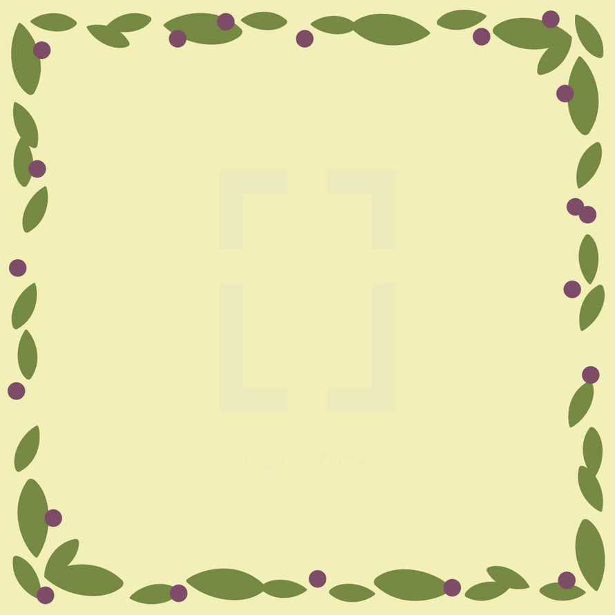 foliage frame 