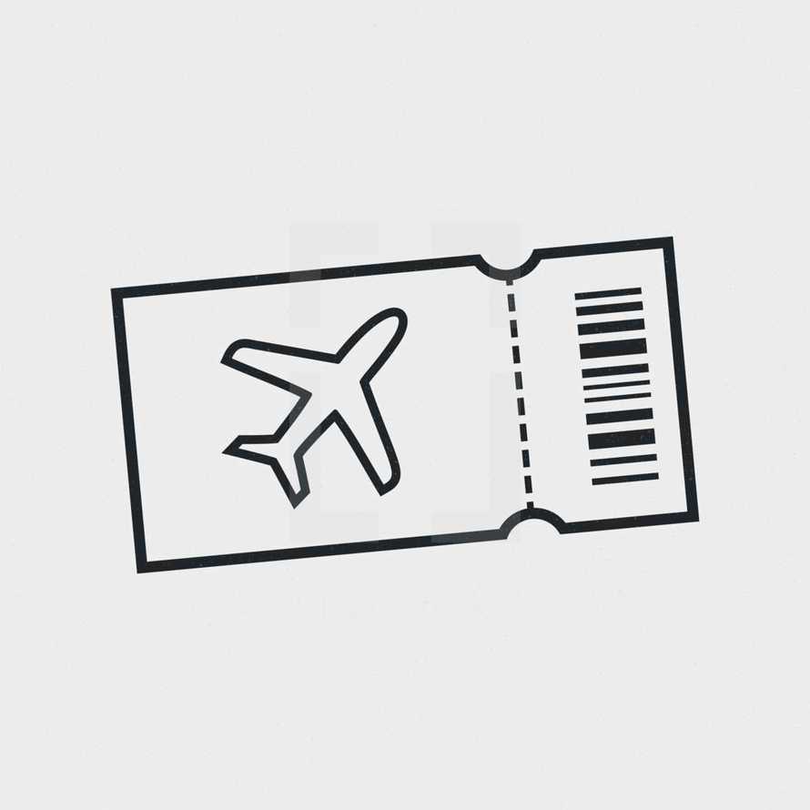 airplane ticket 
