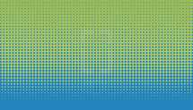 blue and green half tone dots background 