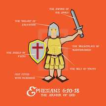 It's the Armor of God as described in Ephesians 6:10-18.