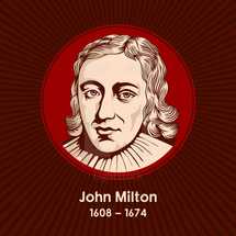 John Milton (1608-1674) was an English poet and intellectual. He wrote at a time of religious flux and political upheaval, and is best known for his epic poem Paradise Lost.