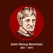 John Henry Newman (1801-1890) was an English theologian and poet, first an Anglican priest and later a Catholic priest and cardinal.