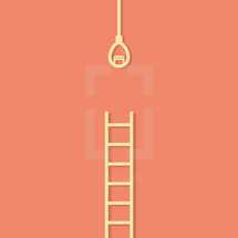 ladder and lightbulb 