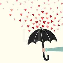 raining hearts 
