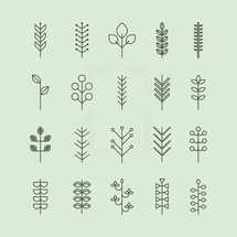 plant icons 