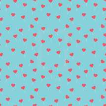 fun heart lollipop pattern 