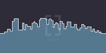 abstract city skyline background