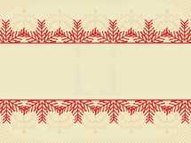 Christmas background with red snowflake border 