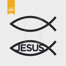 Jesus fish icon