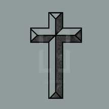 beveled cross