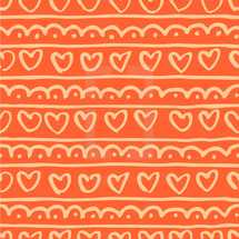orange pattern background 