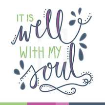 It is well with my soul 
