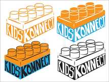 kids konnect logo on building blocks 