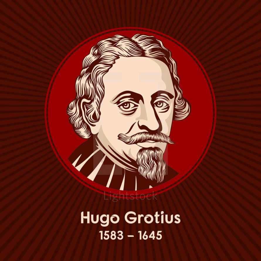 Hugo Grotius (1583-1645), was a Dutch humanist, diplomat, lawyer, theologian and jurist.