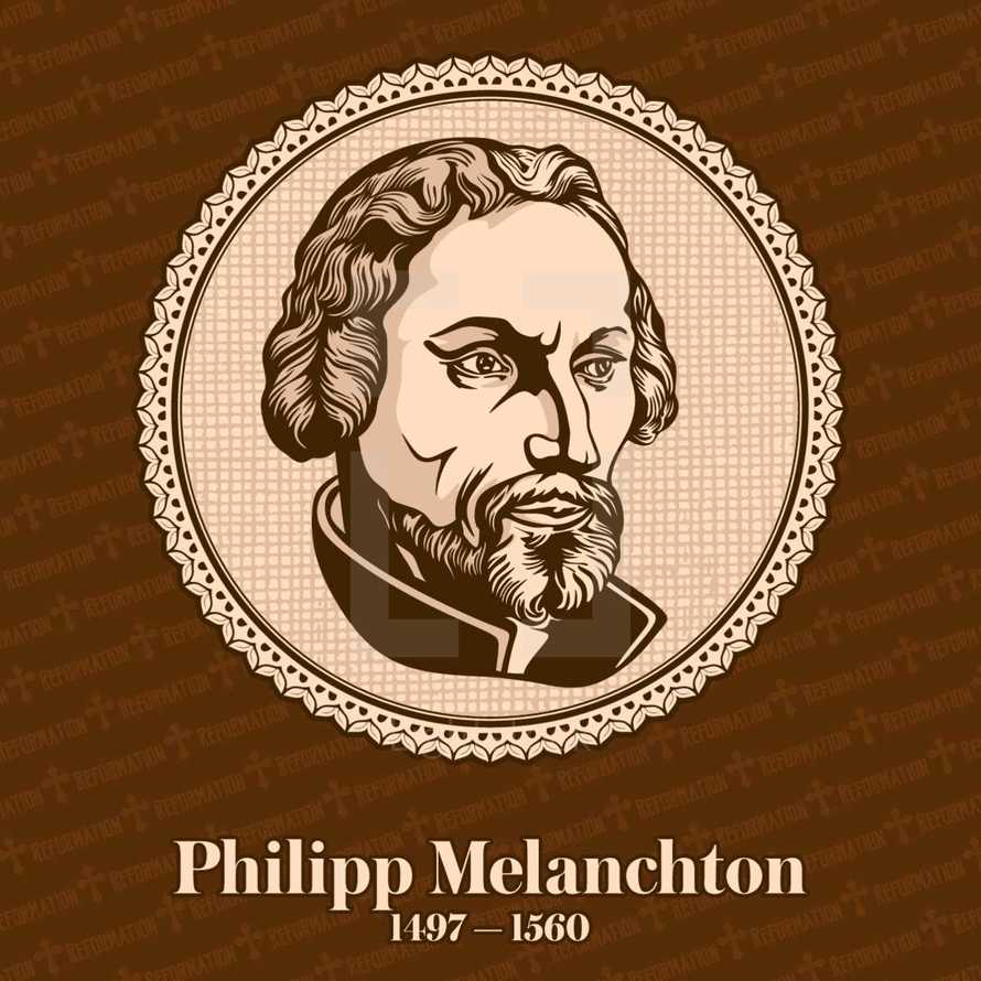 Philip Melanchthon (1497 – 1560) was a German Lutheran reformer, collaborator with Martin Luther, the first systematic theologian of the Protestant Reformation, intellectual leader of the Lutheran Reformation. Christian figure.