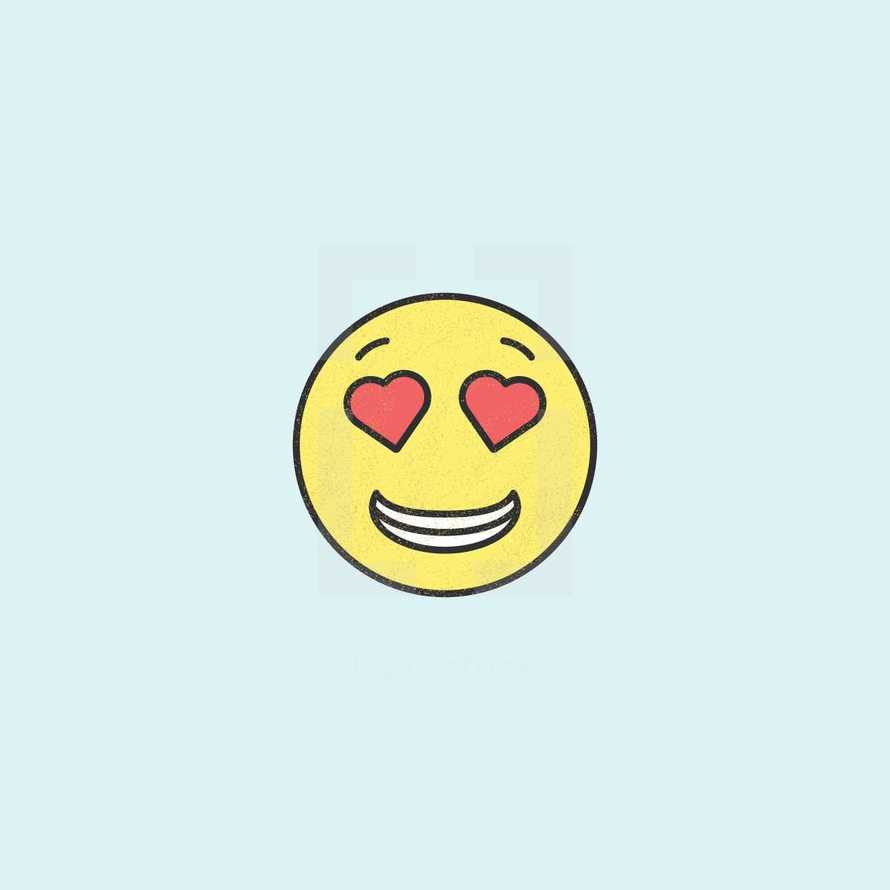 heart eyes emoji 