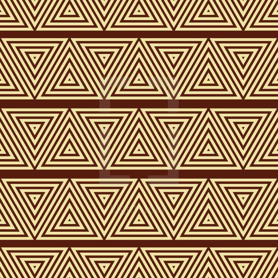 African tribal pattern vector.
