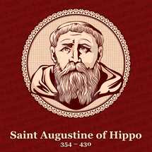 Saint Augustine of Hippo (354 – 430) was a Roman African, early Christian theologian and philosopher from Numidia whose writings influenced the development of Western Christianity and Western philosophy.