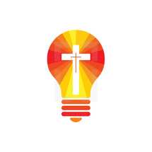 lightbulb and cross icon