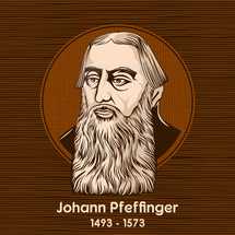 Johann Pfeffinger (1493 - 1573) was a significant theologian and Protestant Reformer.
