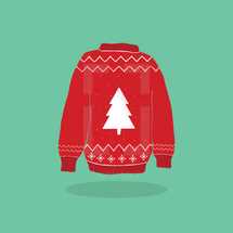 Christmas sweater icon 