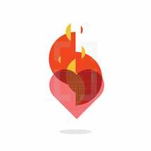 burning heart 