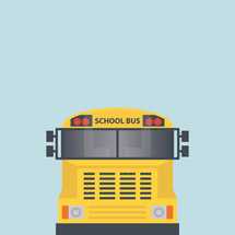 school bus illustration.