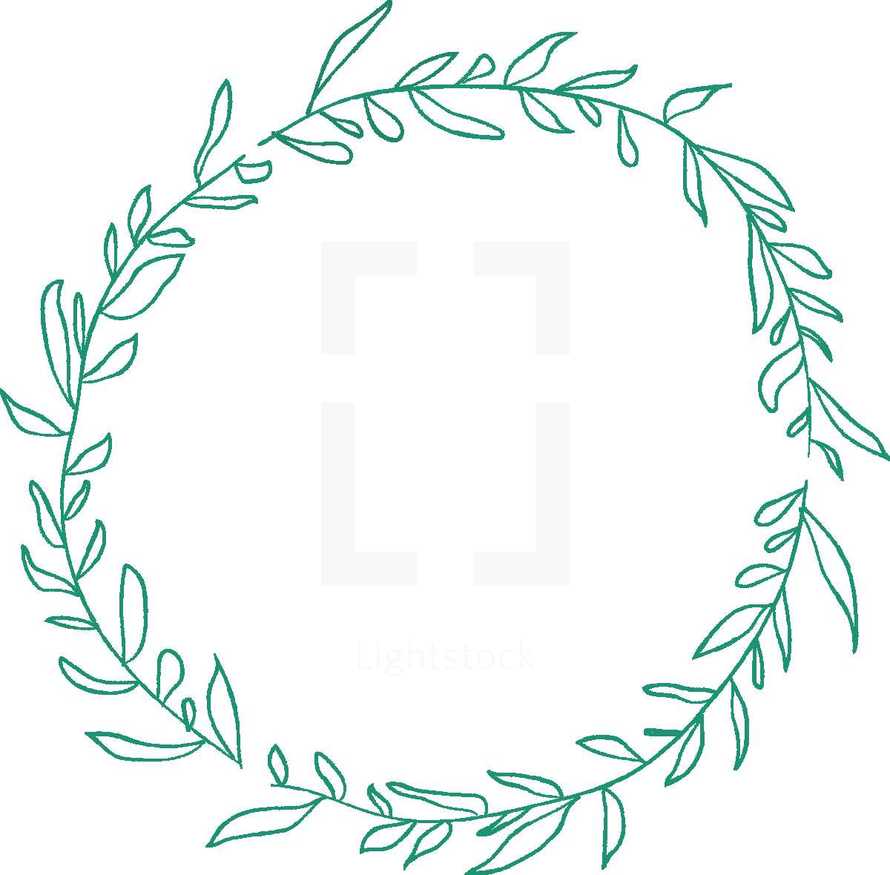 green wreath 