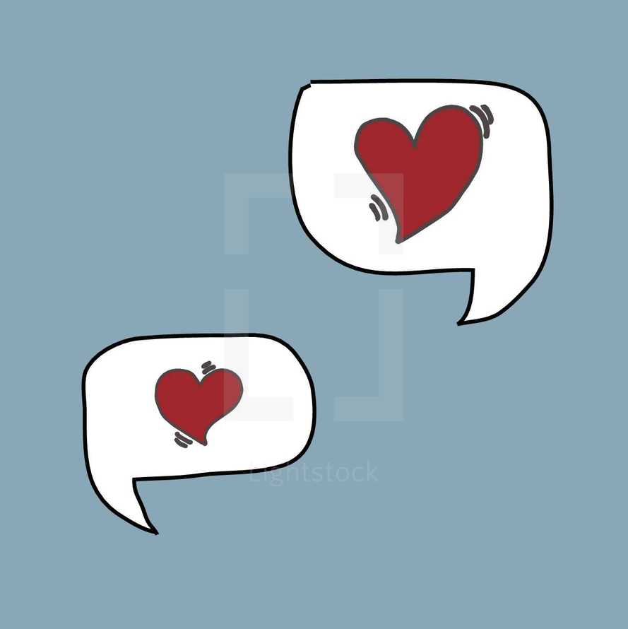 love talk icons