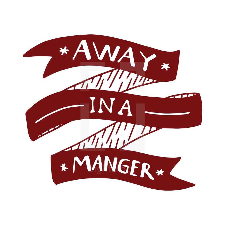 Away in a manger banner 