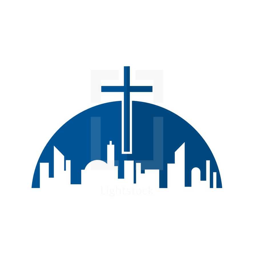 cross over a community logo 