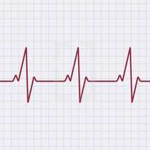 heart rate monitor illustration. 