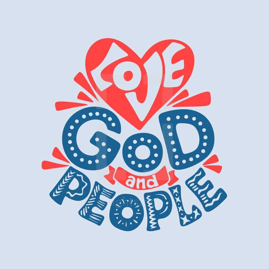 love god and people 