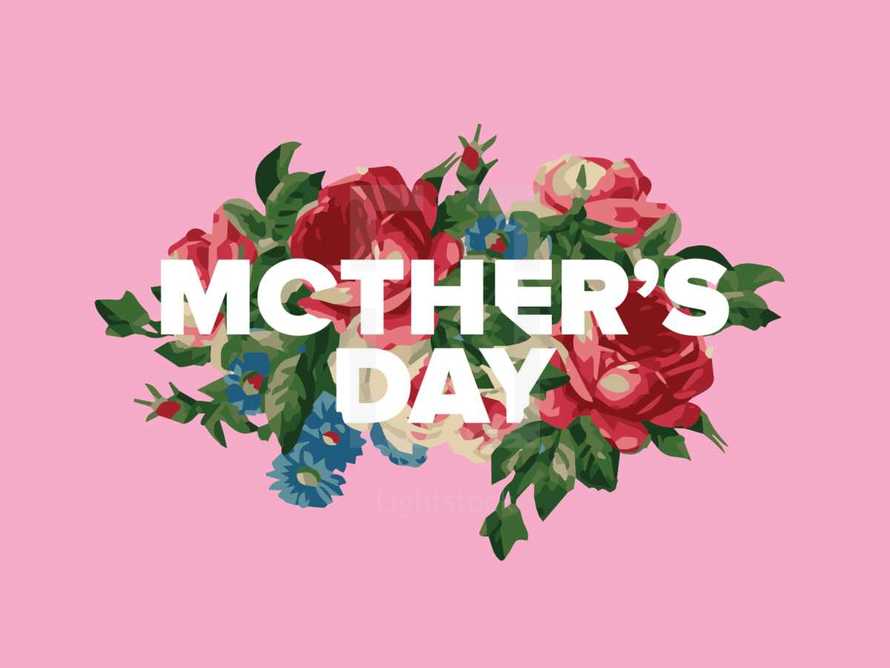 mother's day title graphic