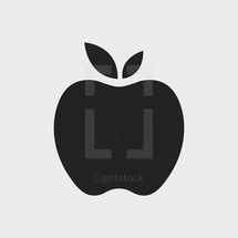 apple silhouette