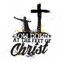 row down at the feet of christ 