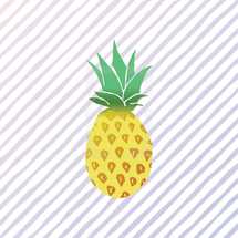 pineapple on stripes 