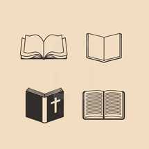 open Bible icons 