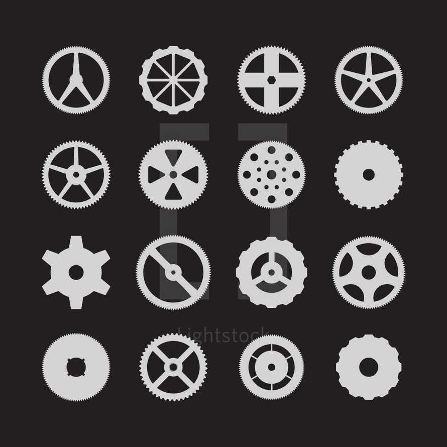 gears icons 