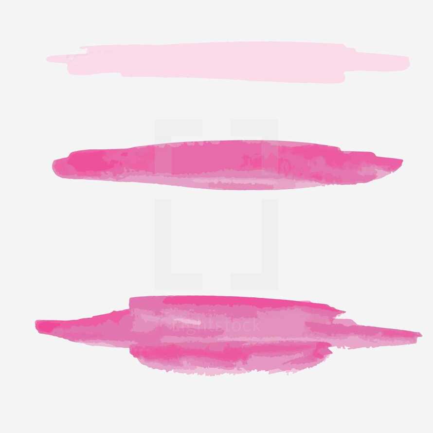 pink watercolor stripes 