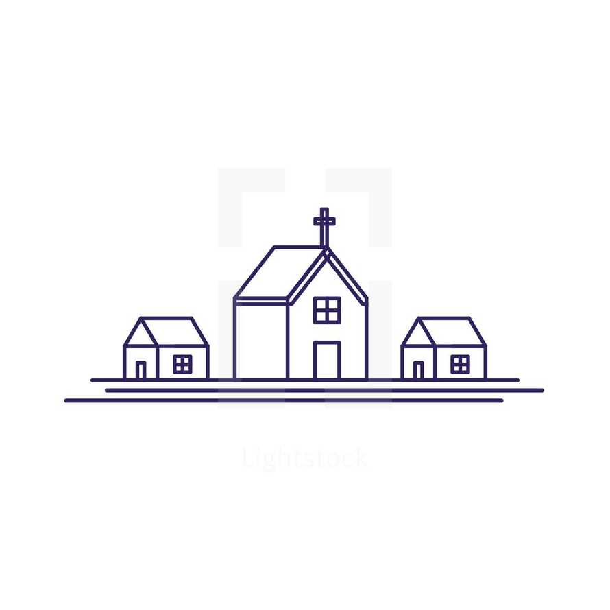 homes and church 
