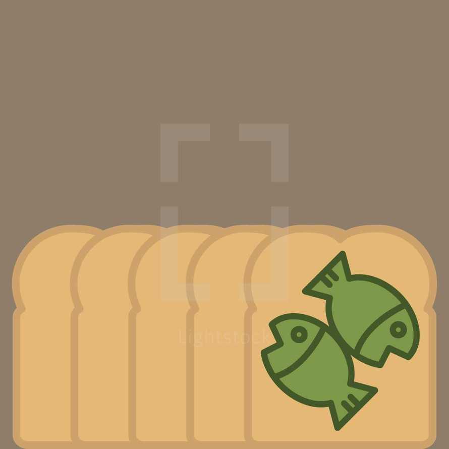 fish and bread 
