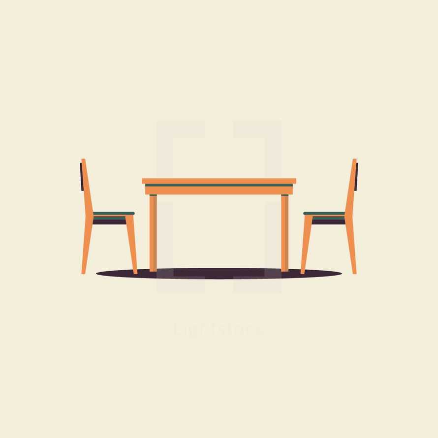 table and chairs 