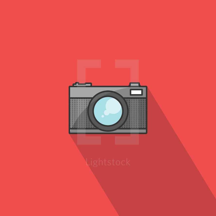 camera illustration. 