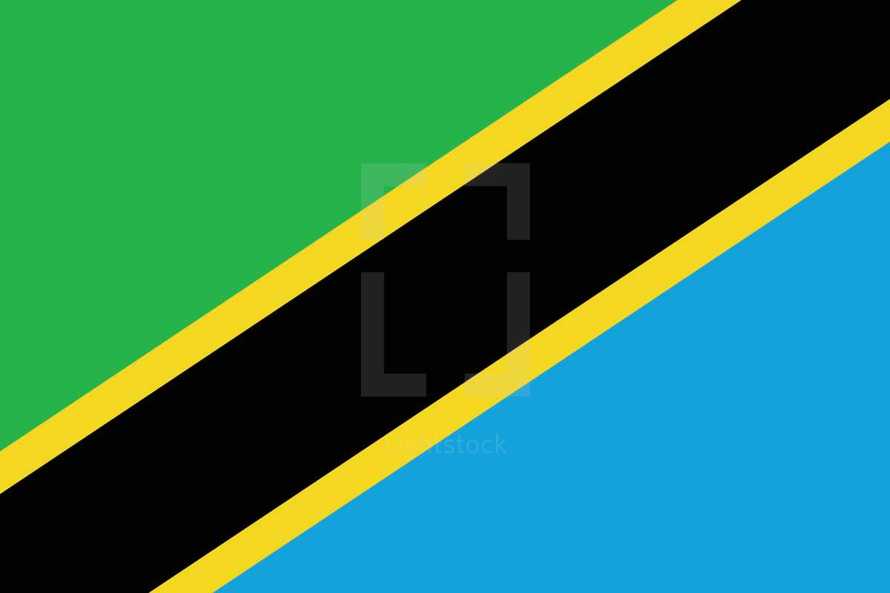 Flag of Tanzania 