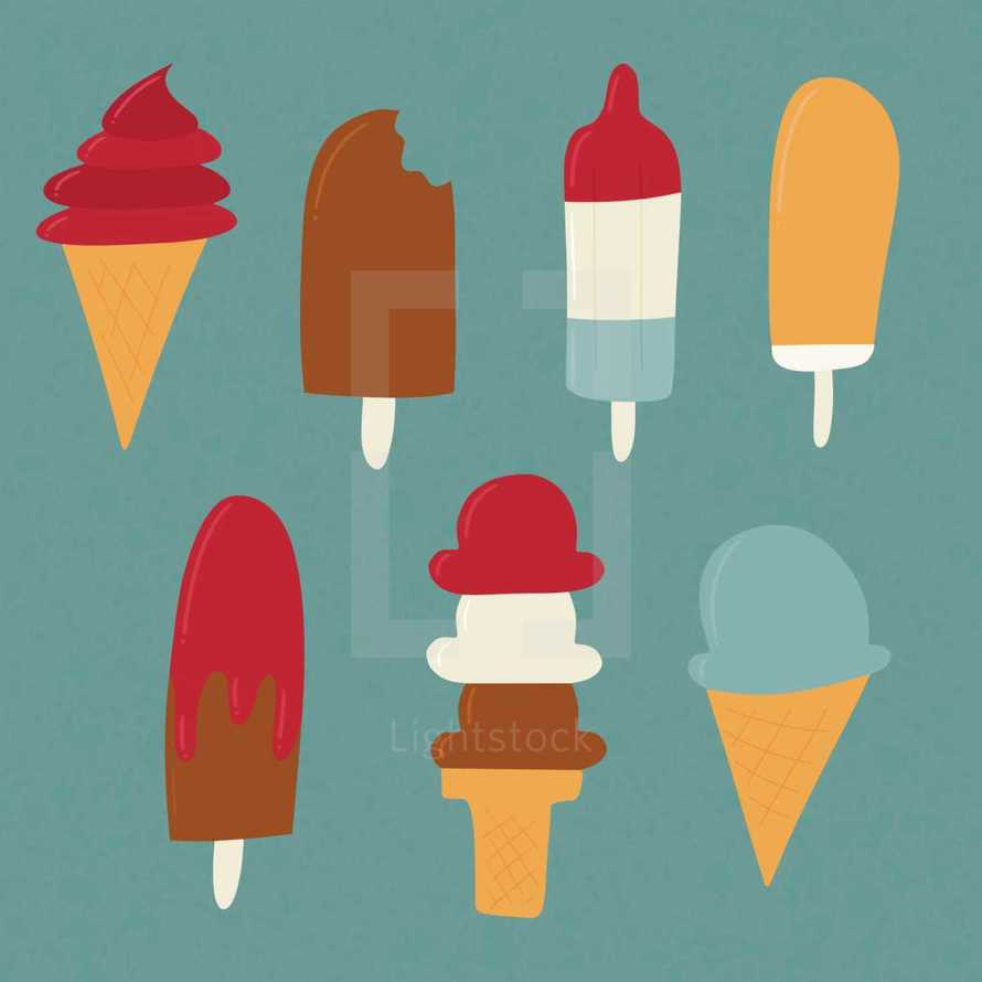 ice cream background 