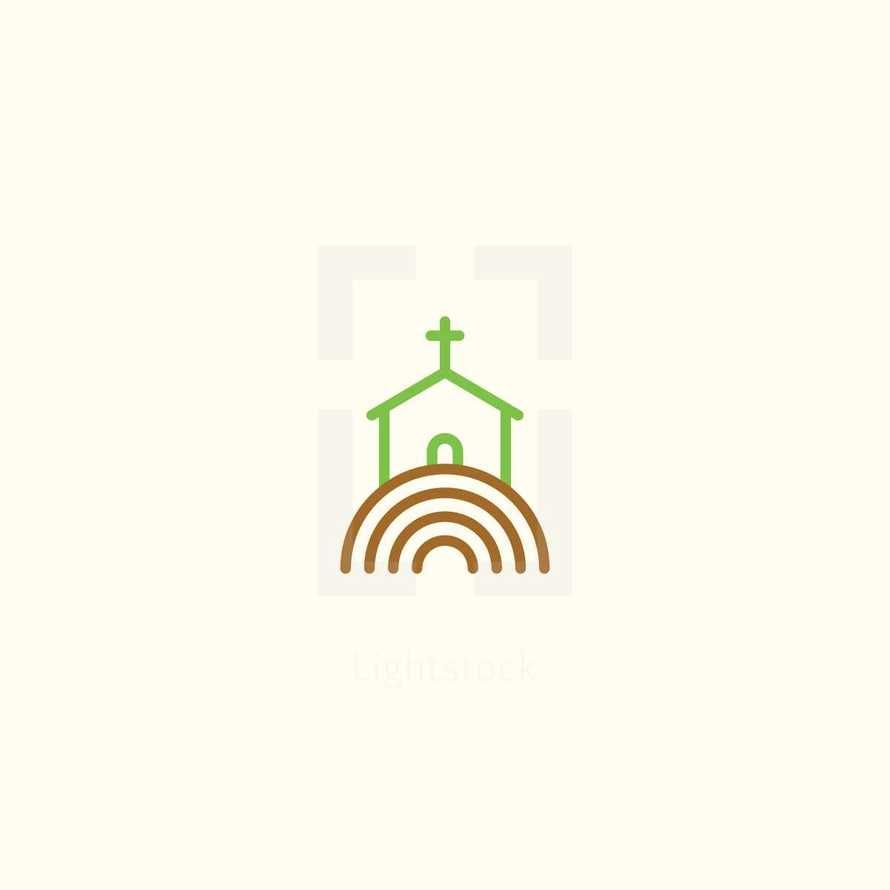 simple church growth icon