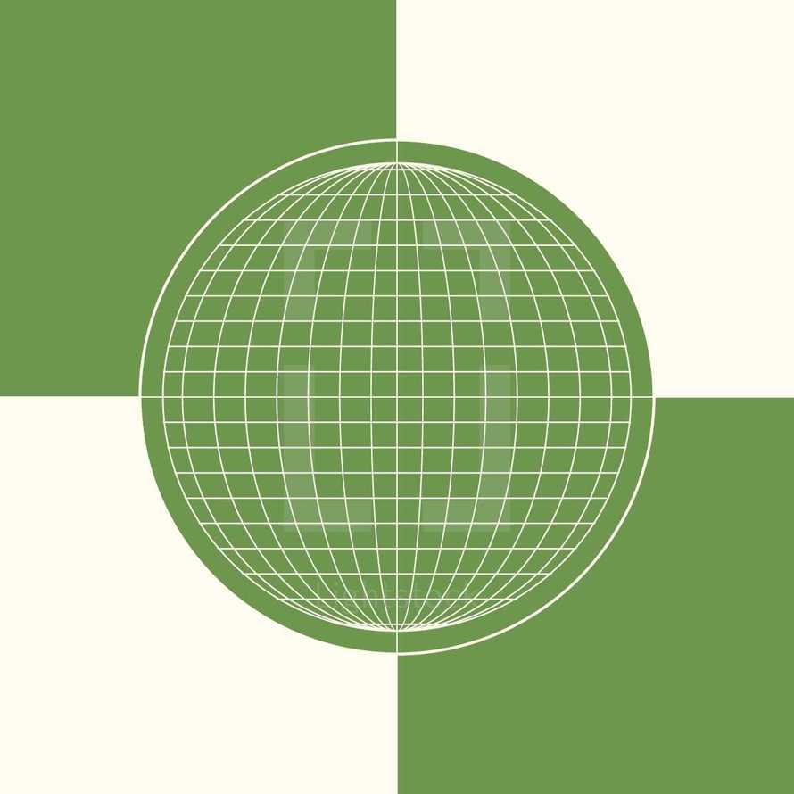 globe illustration icon