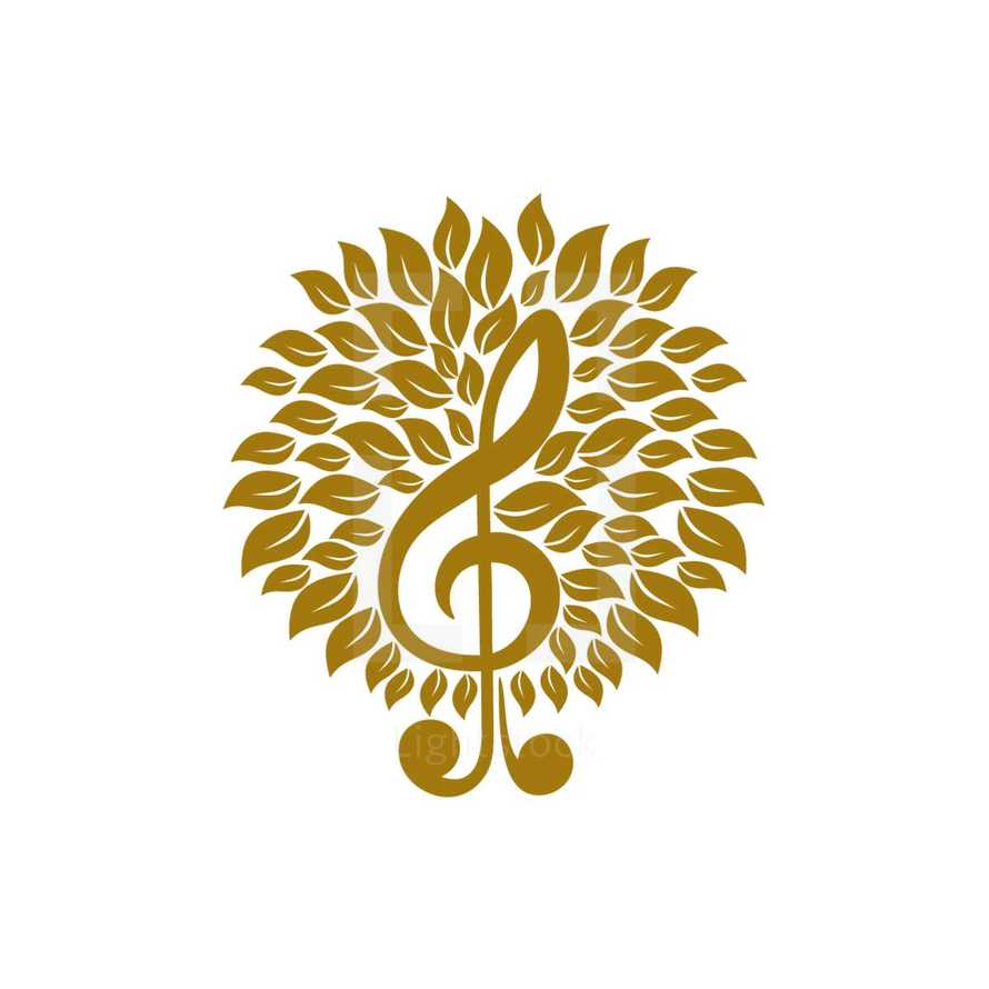 bush and g clef logo