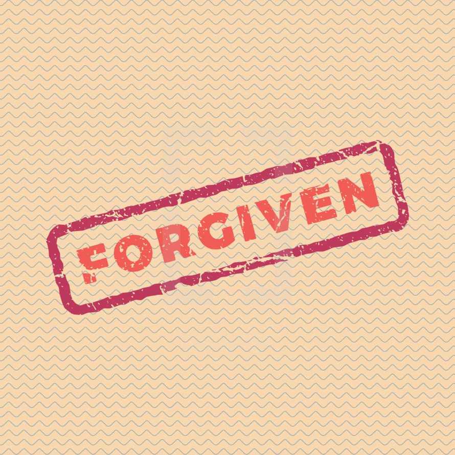 forgiven stamp 